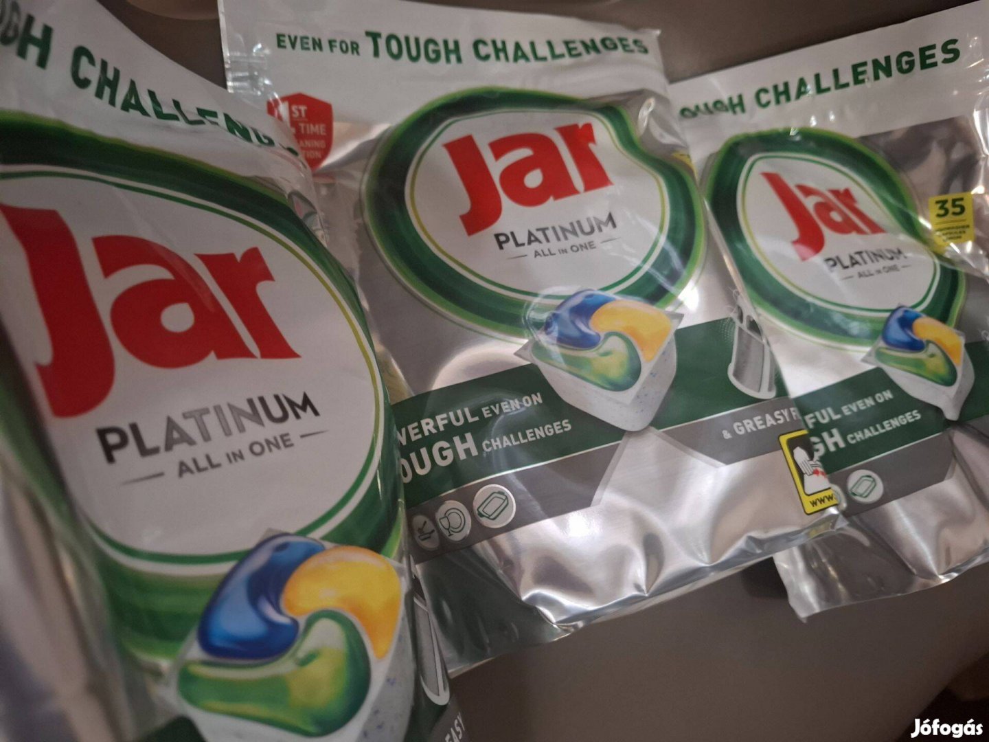 3 csomag Jar Platinumplus mosogató kapszula ingyen